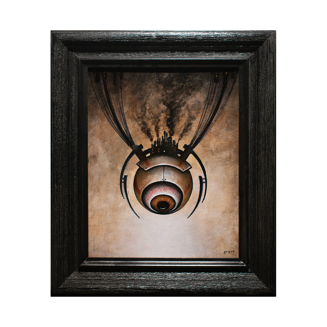 Suspended Eye 2, Acrylic Art Painting by Autumn Justine Miller Art