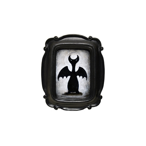 Image of Bat Cat (In Rounded Gothic Frame) by Autumn Justine Miller