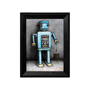 Image of Blue Tin Robot by Autumn Justine Miller