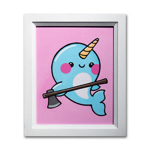 Narwhal with Axe