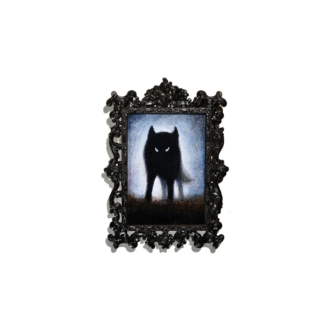 Image of Tiny Wolf  in Metal Frame by Autumn Justine Miller