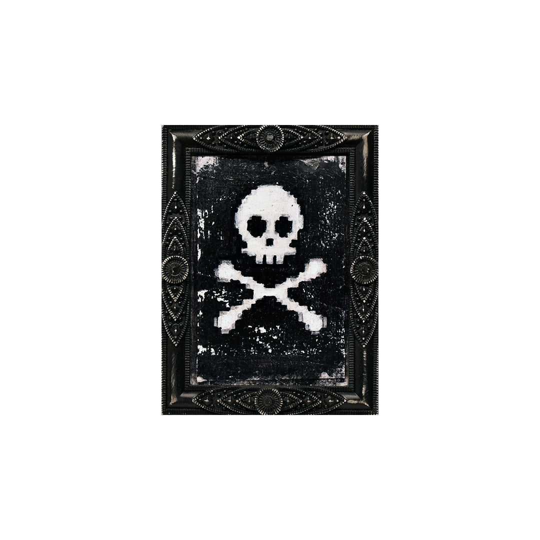 Image of 8 Bit Skull & Crossbones by Autumn Justine Miller