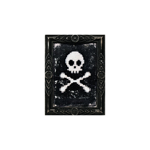 Image of 8 Bit Skull & Crossbones by Autumn Justine Miller