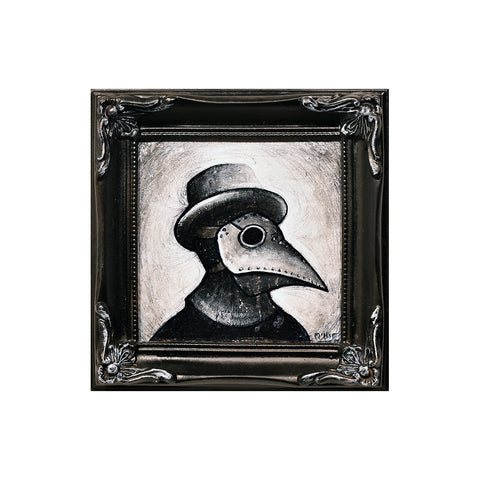 Image of Plague Doctor with Mask by Autumn Justine Miller