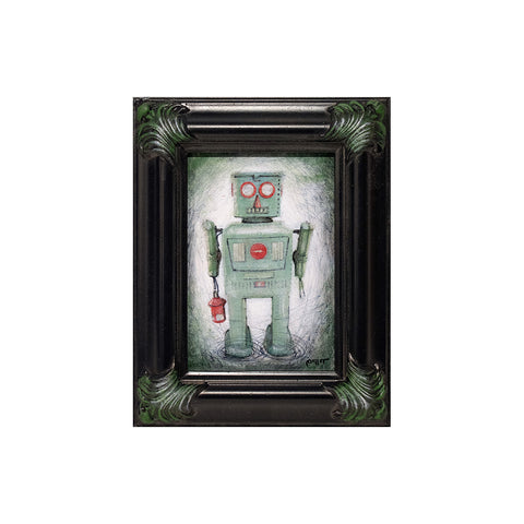 Image of Green Toy Robot by Autumn Justine Miller