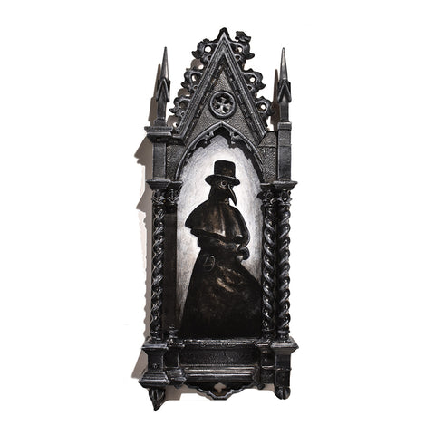 Image of Plague Doctor in Gothic Frame by Autumn Justine Miller